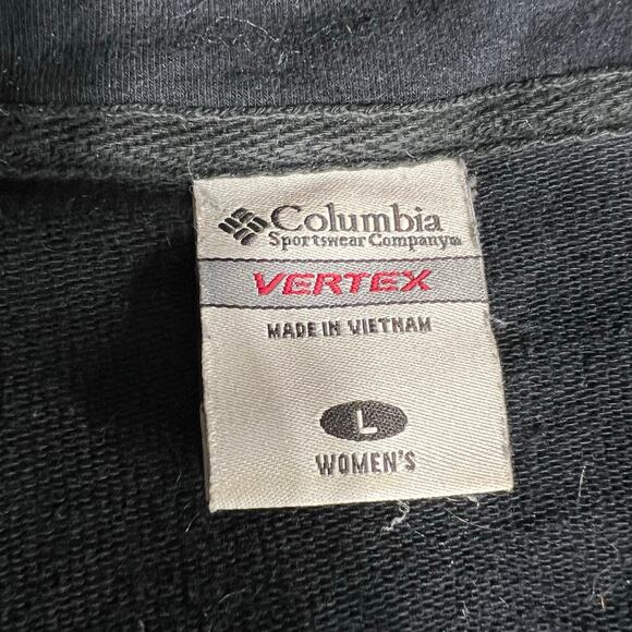 Columbia Womens Vertex Jacket Lightweight Stretch Full Zip High Collar Y2K Black - Picture 10 of 11